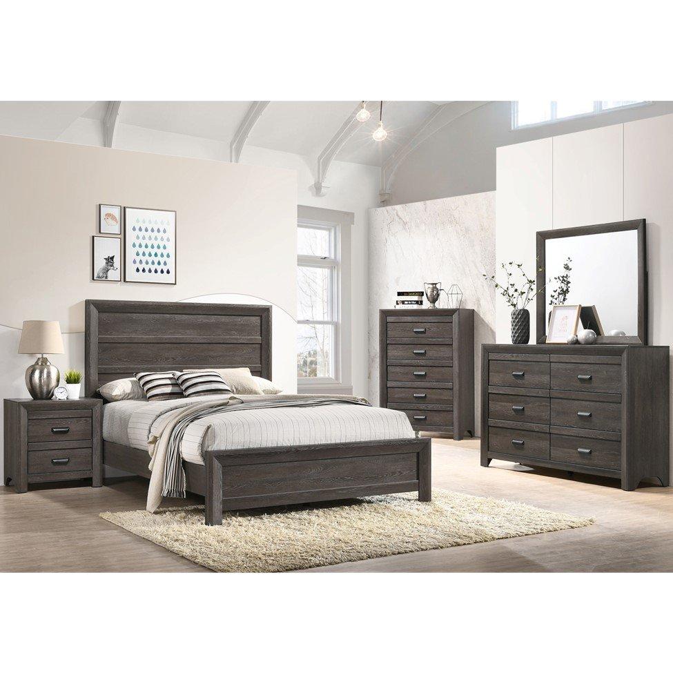 Rent to Own Crown Mark Inc 7Piece Adelaide Queen Bedroom Set at Aaron